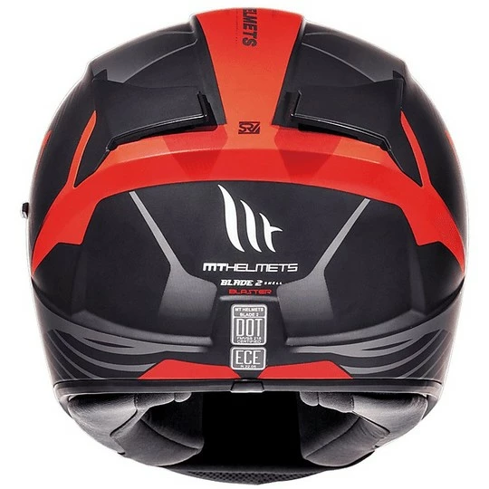 Casque Moto Intégral MT Helmets Blade 2 Evo Double Visor B2 Blaster Matt Red 7 Casque Moto Intégral MT Helmets Blade 2 Evo Double Visor B2 Blaster Matt Red – Image 5