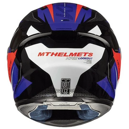 Casque Moto Intégral MT Helmets KRE En Fibre G2 LookOut Red Fluo 6 Casque Moto Intégral MT Helmets KRE En Fibre G2 LookOut Red Fluo – Image 4