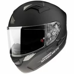 Casque Moto Intégral MT Helmets KRE SV En Fibre Double Visor Matt Black
