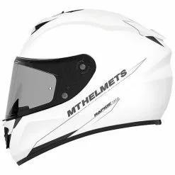 Casque Moto Intégral MT Helmets Rapide Mono A0 Blanc Nacré