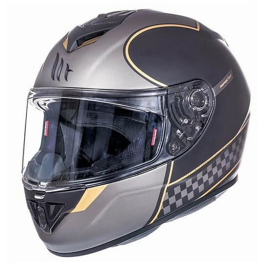 Casque Moto Intégral MT Helmets Rapide Revival A1 Matt Black 4 Casque Moto Intégral MT Helmets Rapide Revival A1 Matt Black – Image 2