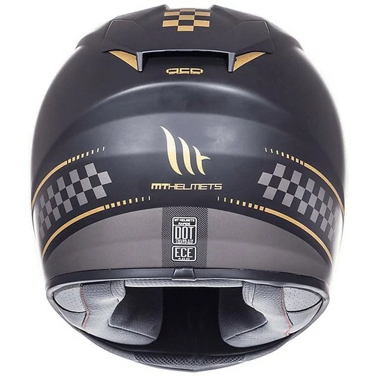 Casque Moto Intégral MT Helmets Rapide Revival A1 Matt Black 6 Casque Moto Intégral MT Helmets Rapide Revival A1 Matt Black – Image 4