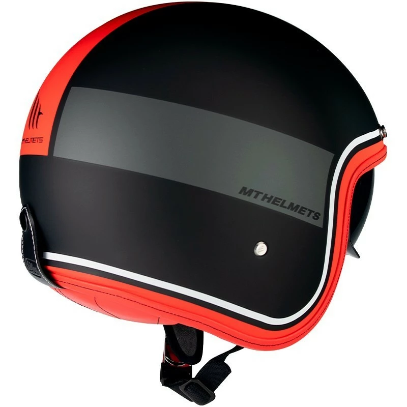 MT Helmets Casque Moto Jet Custom MT Casques Le Mans 2 SV TANT A5 Matt Red 4 MT Helmets Casque Moto Jet Custom MT Casques Le Mans 2 SV TANT A5 Matt Red – Image 2