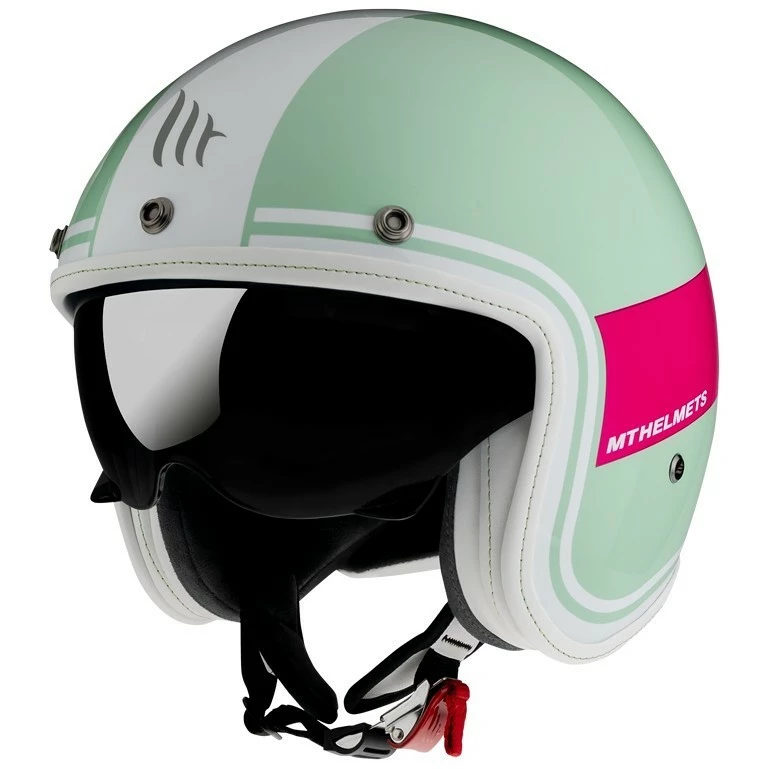MT Helmets Casque Moto Jet Custom MT Casques Le Mans 2 SV TANT D8 Glossy White Pink 3 MT Helmets Casque Moto Jet Custom MT Casques Le Mans 2 SV TANT D8 Glossy White Pink