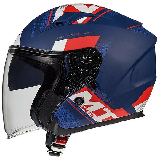 MT Helmets Casque Moto Jet Double Visor MT Casques AVENUE SV SIDEWAY J0 Bleu Mat Blanc 3 MT Helmets Casque Moto Jet Double Visor MT Casques AVENUE SV SIDEWAY J0 Bleu Mat Blanc