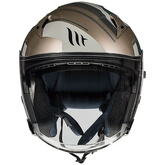 MT Helmets Casque Moto Jet Double Visor MT Casques AVENUE SV SIDEWAY J9 Or Poli 5 MT Helmets Casque Moto Jet Double Visor MT Casques AVENUE SV SIDEWAY J9 Or Poli – Image 3