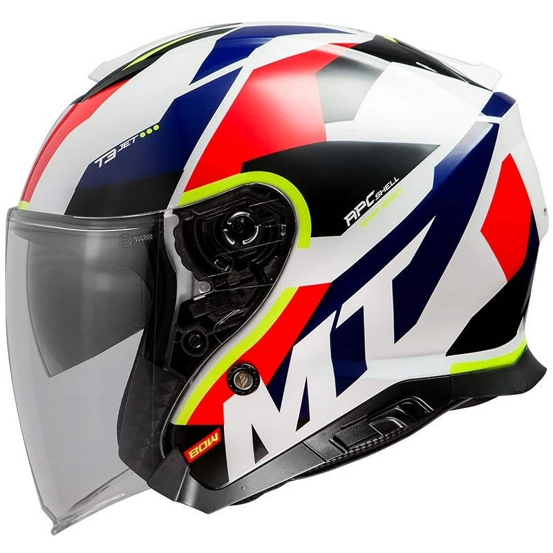 MT Helmets Casque Moto Jet Mt Casque THUNDER Sv Jet BOW E5 Glossy Pearl Red 4 MT Helmets Casque Moto Jet Mt Casque THUNDER Sv Jet BOW E5 Glossy Pearl Red – Image 2