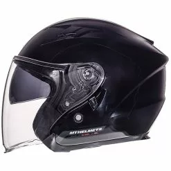 MTT Helmets Magasin -MTT Helmets Magasin casque moto jet mt casques avenue sv solid glossy black 102916