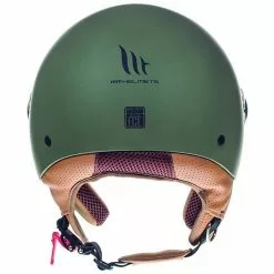 MT Helmets Casque Moto Jet MT Casques STREET A6 Solid Matt Green -MTT Helmets Magasin casque moto jet mt casques street a6 solid matt green 55871