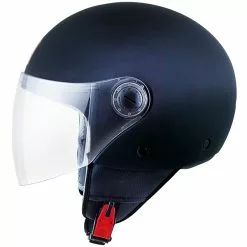 MT Helmets Casque Moto Jet MT Casques STREET Solid Black Glossy