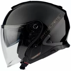 MT Helmets Casque Moto Jet MT Casques Thunder3 SV Jet Solid A1 Glossy Black 6 MT Helmets Casque Moto Jet MT Casques Thunder3 SV Jet Solid A1 Glossy Black -MTT Helmets Magasin casque moto jet mt casques thunder3 sv jet solid a1 glossy black 135706