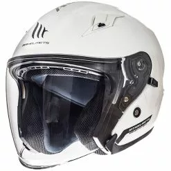 Casque Moto Jet MT Helmets Avenue SV Solid Glossy White