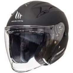 Casque Moto Jet MT Helmets Avenue SV Solid Matt Black