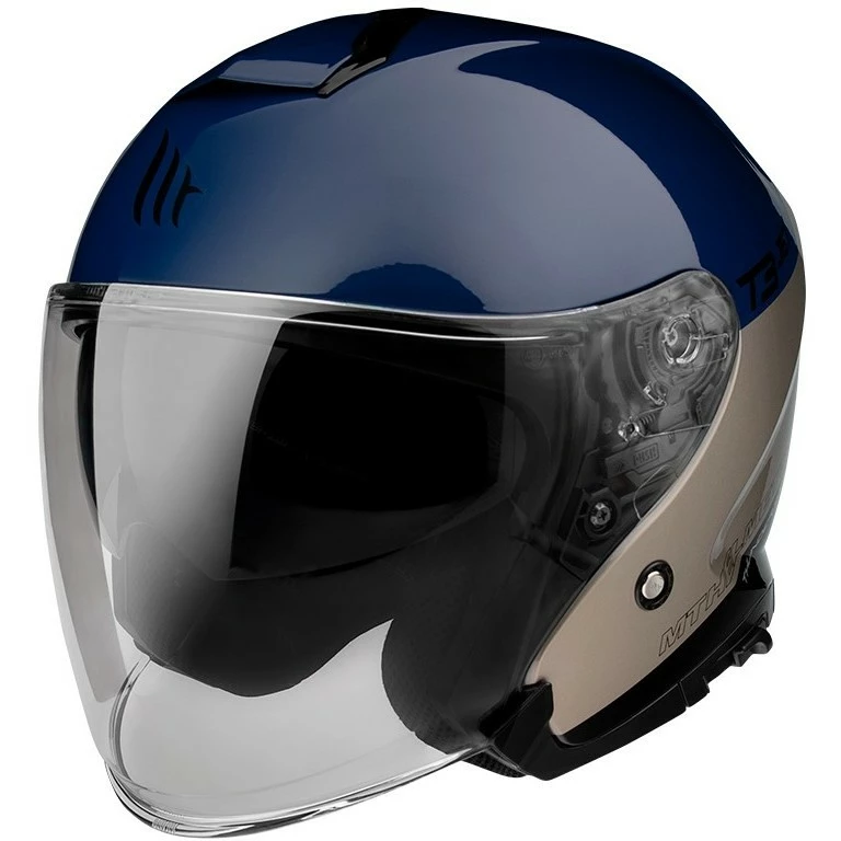 Casque Moto Jet MT Helmets Thunder3 SV Jet Xpert A17 Bleu Brillant 4 Casque Moto Jet MT Helmets Thunder3 SV Jet Xpert A17 Bleu Brillant – Image 2