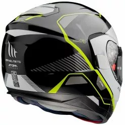 MT Helmets Casque Moto Modulaire Approuvé P / J Mt Casque ATOM Sv OPENED B3 Blanc Brillant Jaune Fluo -MTT Helmets Magasin casque moto modulaire approuve p j mt casque atom sv opened b3 blanc brillant jaune fluo 122778