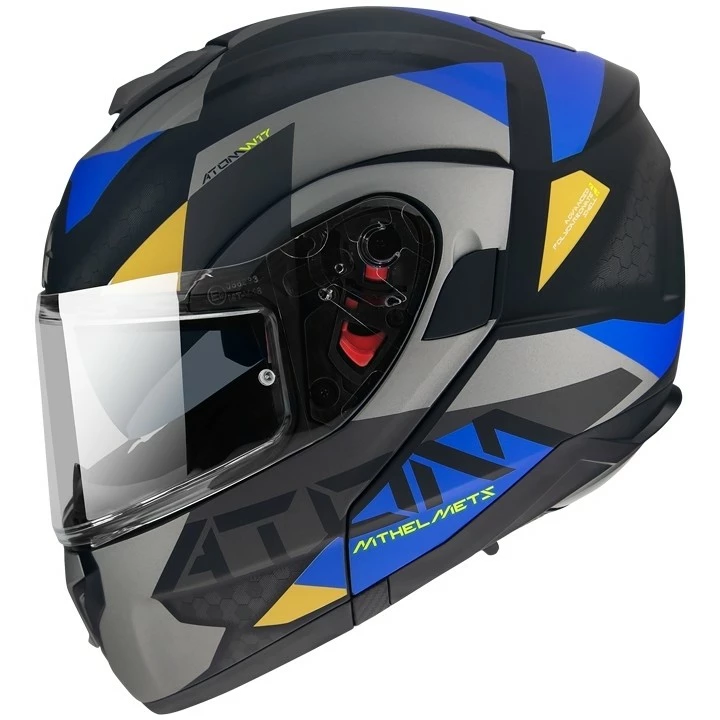 MT Helmets Casque Moto Modulaire Approuvé P / J Mt Casque ATOM Sv W17 A2 Gris Mat 5 MT Helmets Casque Moto Modulaire Approuvé P / J Mt Casque ATOM Sv W17 A2 Gris Mat – Image 3