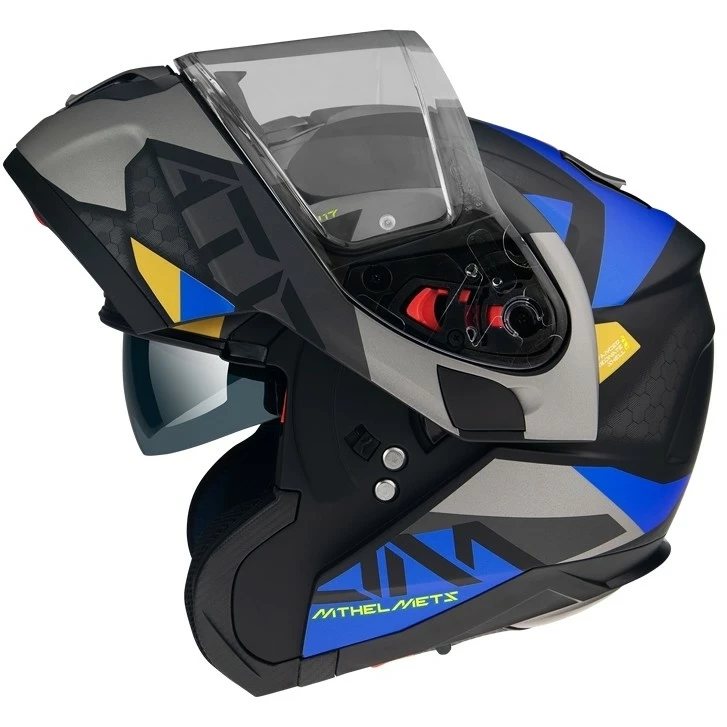 MT Helmets Casque Moto Modulaire Approuvé P / J Mt Casque ATOM Sv W17 A2 Gris Mat 3 MT Helmets Casque Moto Modulaire Approuvé P / J Mt Casque ATOM Sv W17 A2 Gris Mat