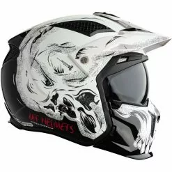 MT Helmets Casque Moto Mt Casque STREETFIGHTER Sv DARKNESS A1 Noir Brillant Blanc -MTT Helmets Magasin casque moto mt casque streetfighter sv darkness a1 noir brillant blanc 139209