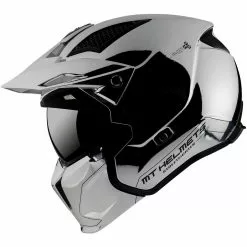 MT Helmets Casque Moto Mt Helmet STREETFIGHTER Sv CHROMED A2 Silver -MTT Helmets Magasin casque moto mt helmet streetfighter sv chromed a2 silver 118794