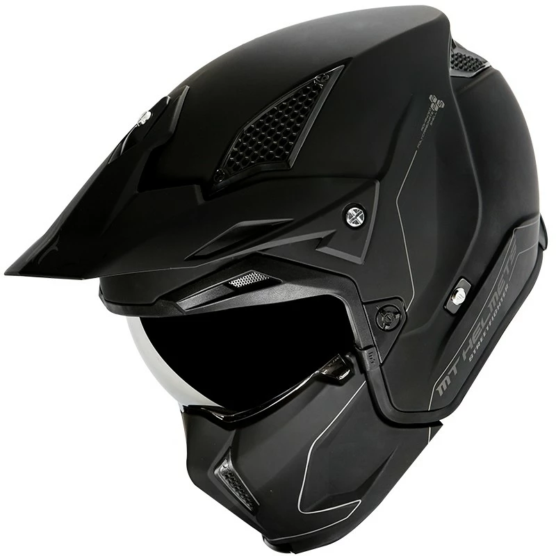 MT Helmets Casque Moto Trial Mt Casque STREETFIGHTER Solid Exrta Sv Solid A1 Matt Black 4 MT Helmets Casque Moto Trial Mt Casque STREETFIGHTER Solid Exrta Sv Solid A1 Matt Black – Image 2
