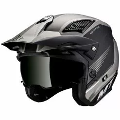 MT Helmets Casque Moto Trial MT Casques DISTRICT Post B2 Matt Grey