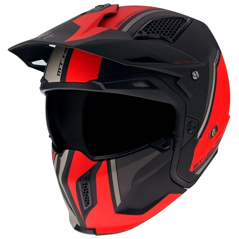 MT Helmets Casque Moto Trial Mt Helmet STREETFIGHTER Exrta Sv TWIN C5 Matt Red 4 MT Helmets Casque Moto Trial Mt Helmet STREETFIGHTER Exrta Sv TWIN C5 Matt Red – Image 2