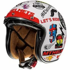 MT Helmets Casque Moto Vintage Jet MT Casques Le Mans SV 2 ANARCHY A0 Glossy White 9 MT Helmets Casque Moto Vintage Jet MT Casques Le Mans SV 2 ANARCHY A0 Glossy White -MTT Helmets Magasin casque moto vintage jet mt casques le mans sv 2 anarchy a0 glossy white 71040