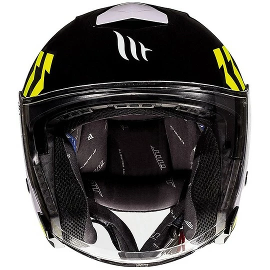 MT Helmets Casque MotoJet Double Visor MT Casques THUNDER 3 SV Jet Venus A3 Fluo Yellow 6 MT Helmets Casque MotoJet Double Visor MT Casques THUNDER 3 SV Jet Venus A3 Fluo Yellow – Image 4