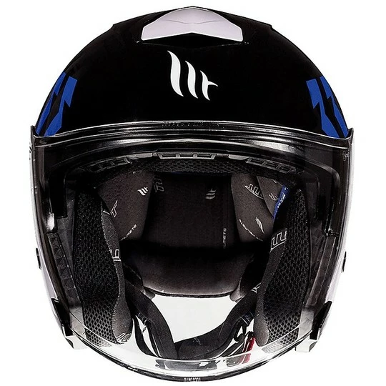 MT Helmets Casque MotoJet Double Visor MT Casques THUNDER 3 SV Jet Venus A7 Blue Fluo Glossy 6 MT Helmets Casque MotoJet Double Visor MT Casques THUNDER 3 SV Jet Venus A7 Blue Fluo Glossy – Image 4