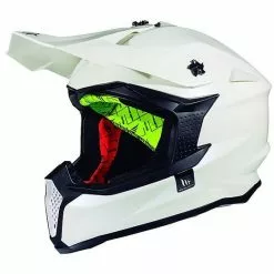 MT Helmets Casque MT Casque Cross Casque Enduro FALCON Solid A0 Pearl White
