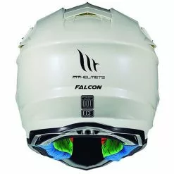 MT Helmets Casque MT Casque Cross Casque Enduro FALCON Solid A0 Pearl White -MTT Helmets Magasin casque mt casque cross casque enduro falcon solid a0 pearl white 92621
