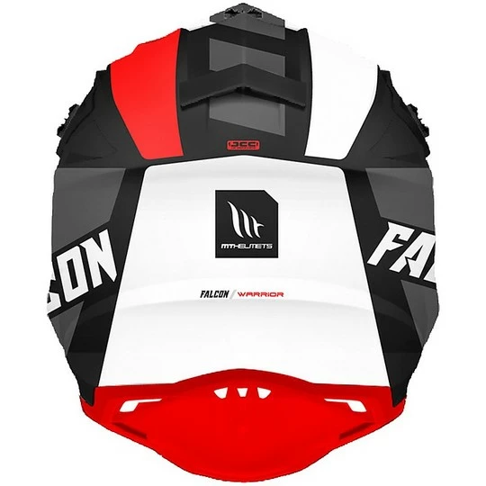 MT Helmets Casque MT Casque Cross Casque Enduro FALCON Warrior C5 Pearl Red 4 MT Helmets Casque MT Casque Cross Casque Enduro FALCON Warrior C5 Pearl Red – Image 2