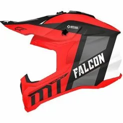 MT Helmets Casque MT Casque Cross Casque Enduro FALCON Warrior C5 Pearl Red