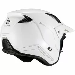 MT Helmets Casque MT Trial Trial Casques DISTRICT Solid A0 Glossy White -MTT Helmets Magasin casque mt trial trial casques district solid a0 glossy white 102956