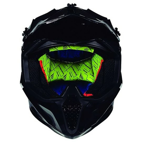 MT Helmets FALCON Solid A1 Cross Enduro Casque De Moto Glossy Black 4 MT Helmets FALCON Solid A1 Cross Enduro Casque De Moto Glossy Black – Image 2