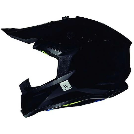 MT Helmets FALCON Solid A1 Cross Enduro Casque De Moto Glossy Black 6 MT Helmets FALCON Solid A1 Cross Enduro Casque De Moto Glossy Black – Image 4