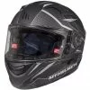 MT Helmets KRE SV Casque De Moto Intégral Intrepid C3 Double Visor Fiber Matt Grey