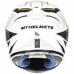 MT Helmets KRE SV Integral Casque De Moto Intrepid B3 Double Visor Fibre White Yellow Fluo -MTT Helmets Magasin mt helmets kre sv integral casque de moto intrepid b3 double visor fibre white yellow fluo 112427